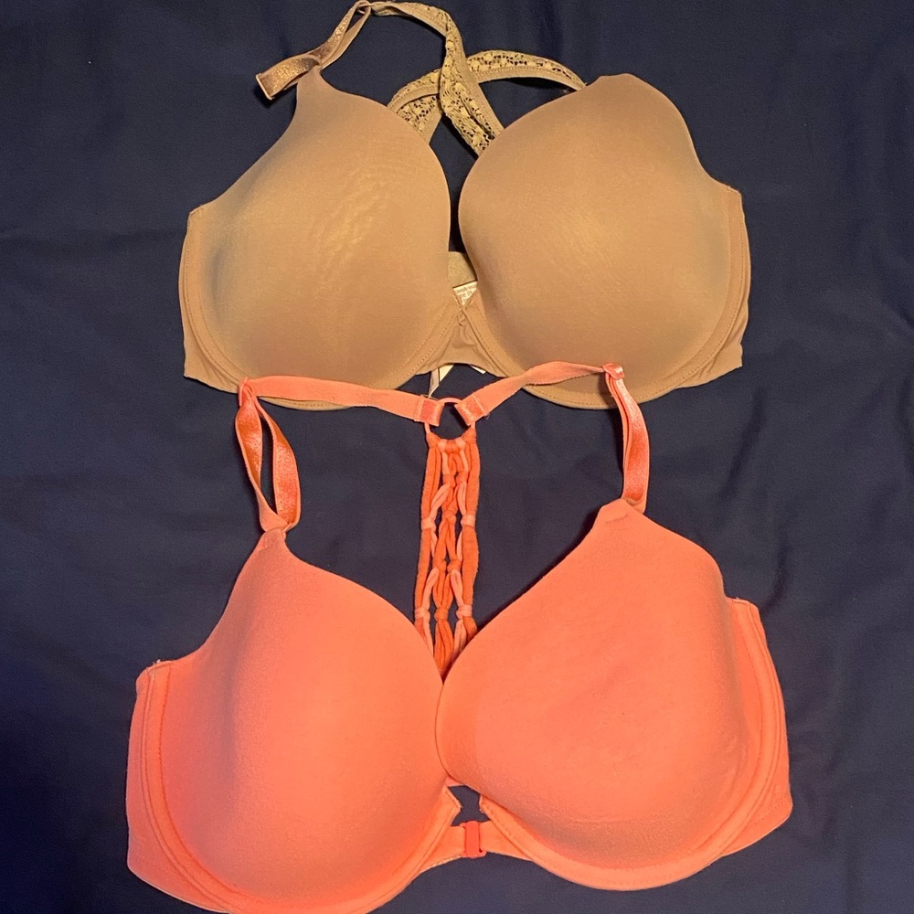 Lot of 2 34DD racerback bras